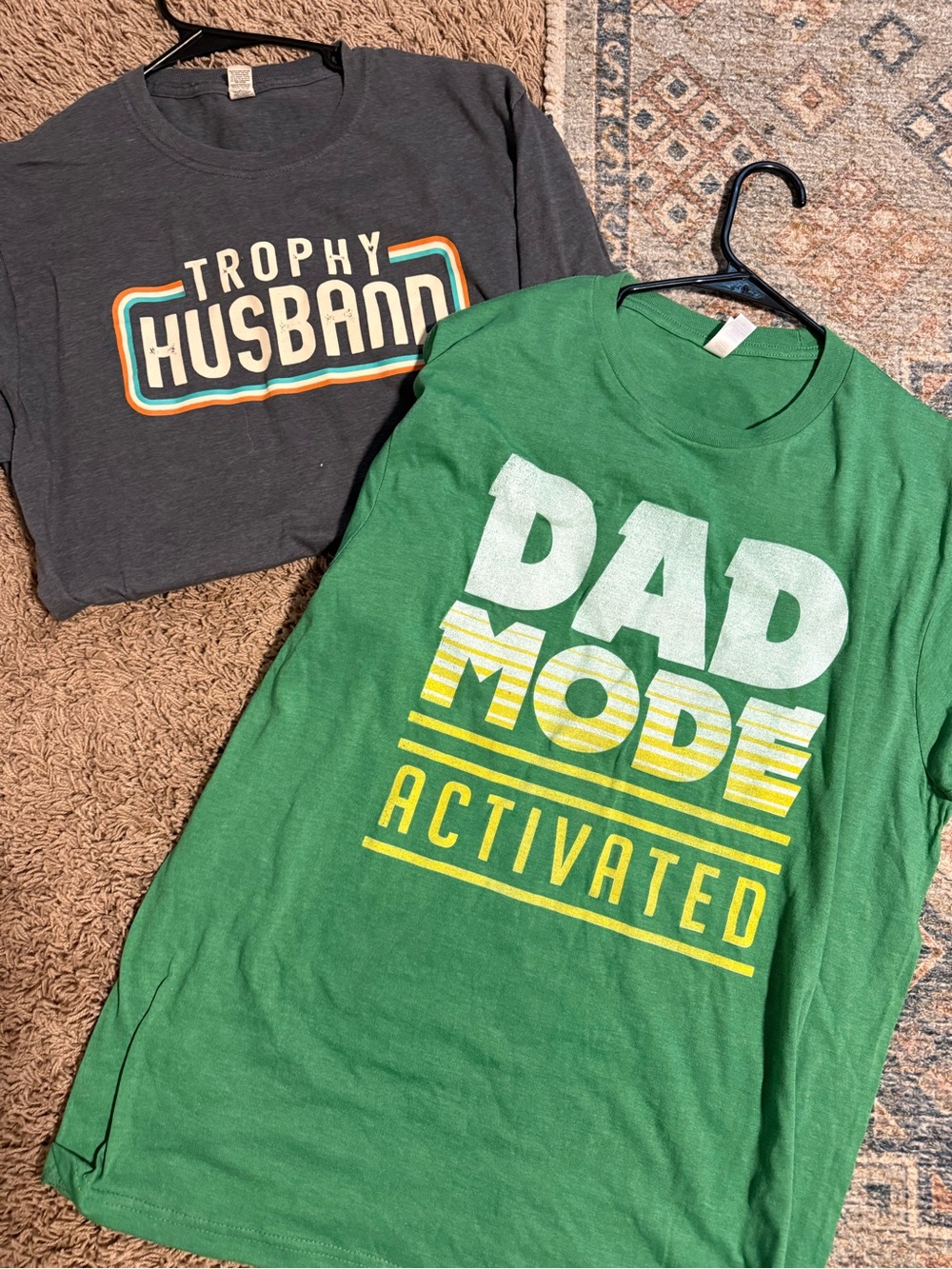 Set of Two T-Shirts- Fifth Sun Green 'Dad Mode Activated' Kids Short-Sleeve Tee